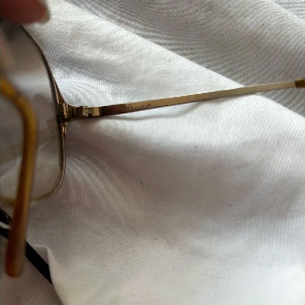 Vintage eyeglasses stunning stone gem ruby gold Tura Mod Rhinestones glasses y2k